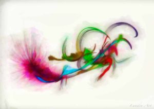 Digital Art/ArtWork/Painting/Kunst/Maleri/Colored Feathers - Jens Lundin Art