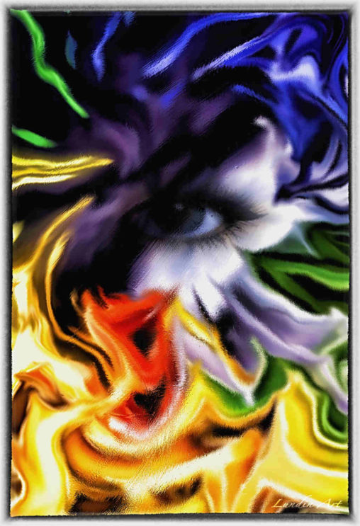 Digital Art/ArtWork/Painting/Kunst/Maleri/Eye in the center - Jens Lundin Art