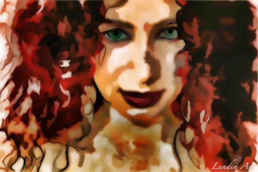 Digital Art/ArtWork/Painting/Kunst/Maleri/Lady of Fall - Jens Lundin Art