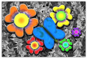Digital Art/ArtWork/Painting/Kunst/Maleri/Plastic Butterfly - Jens Lundin Art