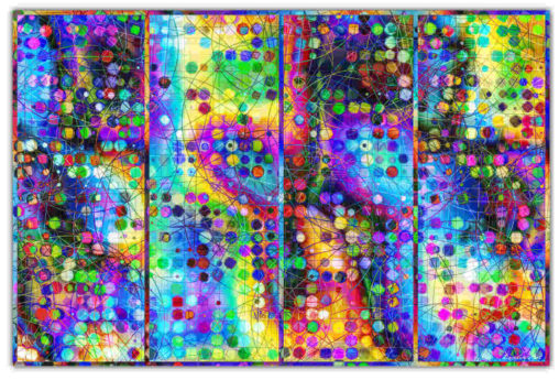 Digital Art/ArtWork/Painting/Kunst/Maleri/Four Universes - Jens Lundin Art