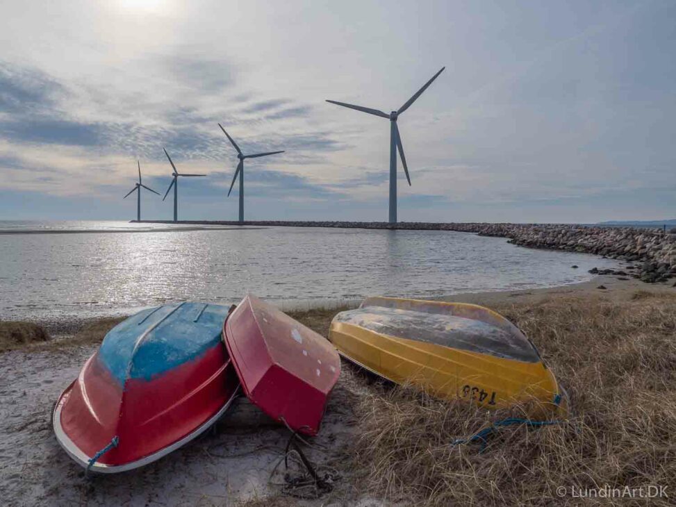 Digital Art,ArtWork,Painting,Kunst,Maleri,Photo,Architecture,Arkitektur,Vindmøller i Æbeltoft,Wind turbines in Ebeltoft,Jens Lundin Art