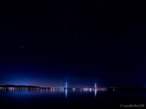 Digital Art,ArtWork,Painting,Kunst,Maleri,Photo,Architecture,Arkitektur,Lillebæltsbroen i den blå time,Lillebælts bridge in the blue hour,Jens Lundin Art