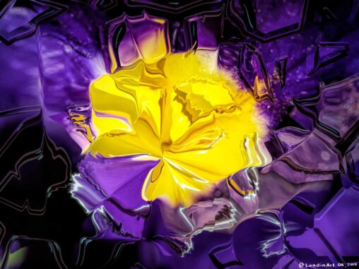 Digital Art,ArtWork,Painting,Kunst,Maleri,Daffodil,Påskelilje,Jens Lundin Art